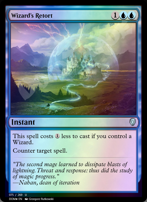 Wizard's Retort FOIL