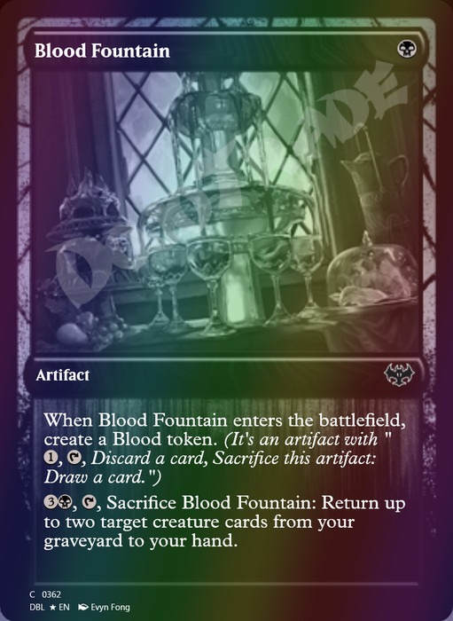 Blood Fountain FOIL