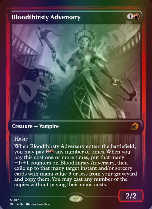 Bloodthirsty Adversary FOIL