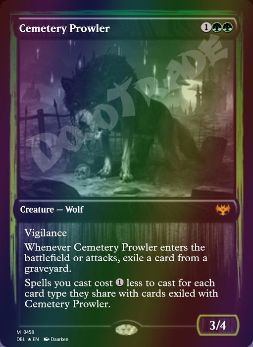 Cemetery Prowler FOIL