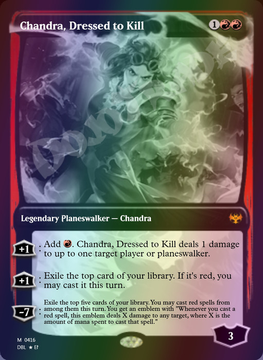 Chandra, Dressed to Kill FOIL