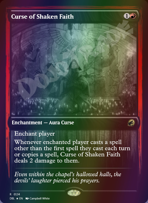 Curse of Shaken Faith FOIL