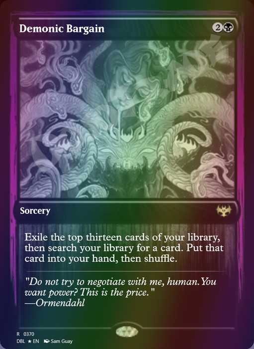 Demonic Bargain FOIL