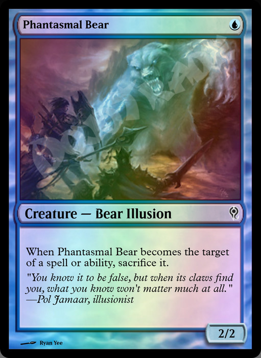 Phantasmal Bear FOIL