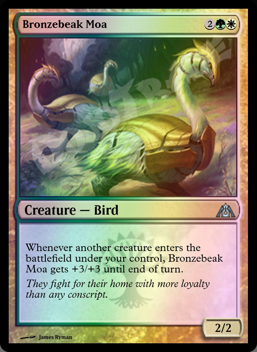 Bronzebeak Moa FOIL