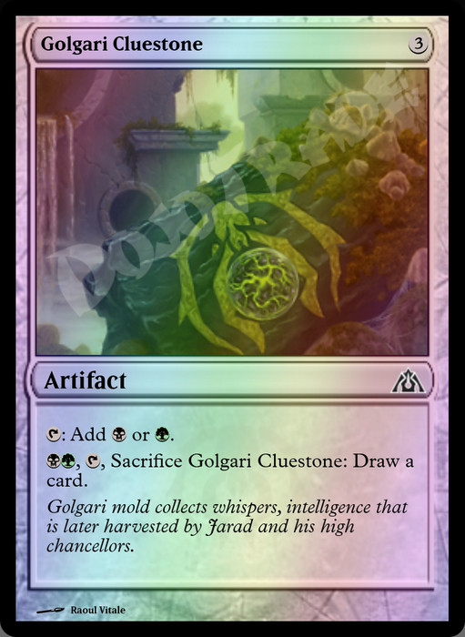 Golgari Cluestone FOIL