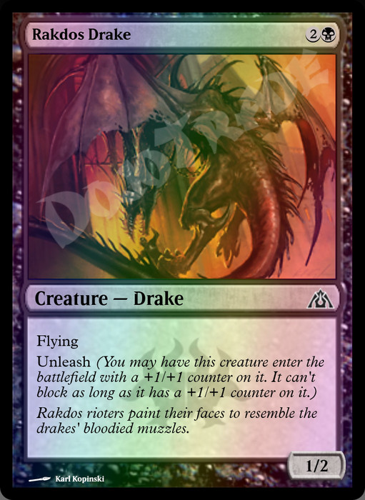 Rakdos Drake FOIL