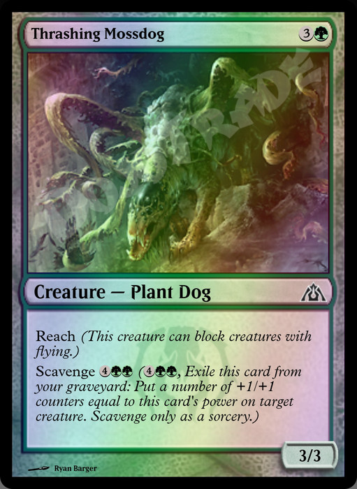 Thrashing Mossdog FOIL