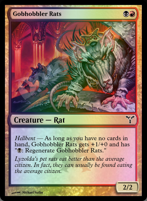 Gobhobbler Rats FOIL