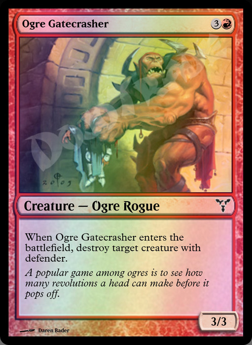 Ogre Gatecrasher FOIL