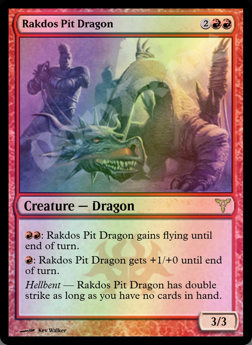 Rakdos Pit Dragon FOIL