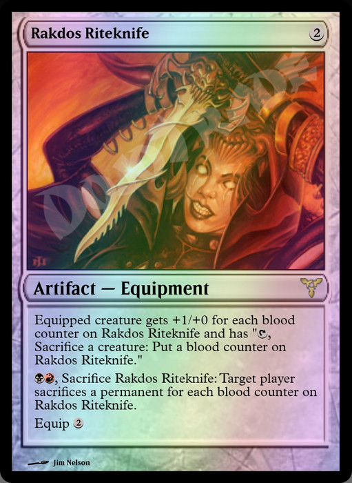 Rakdos Riteknife FOIL