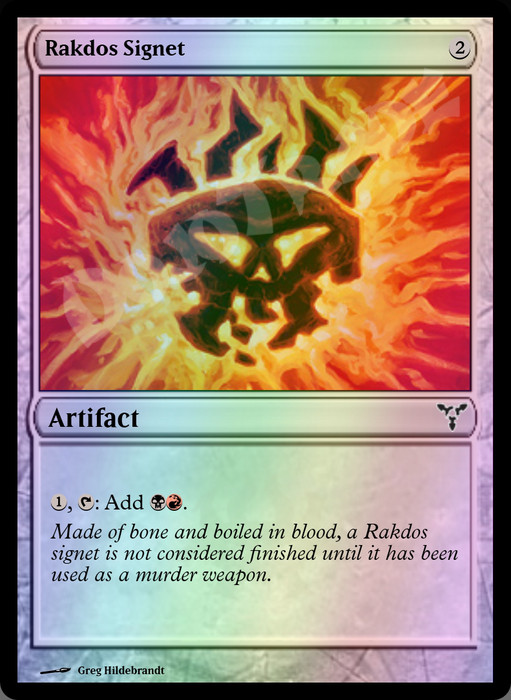 Rakdos Signet FOIL