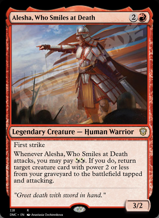 Alesha, Who Smiles at Death