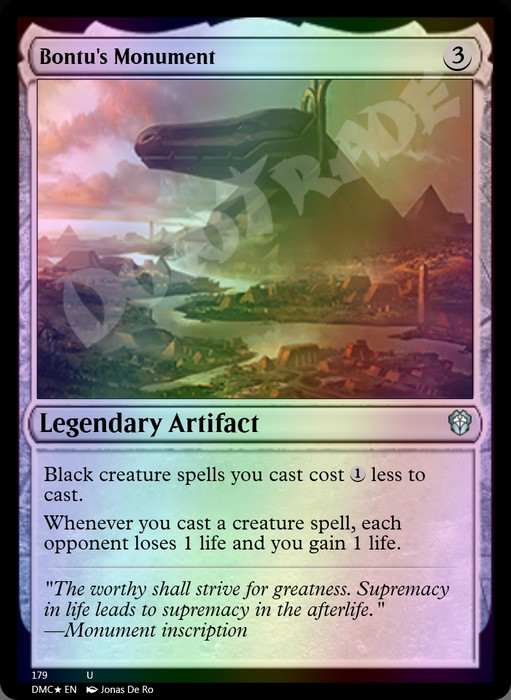 Bontu's Monument FOIL