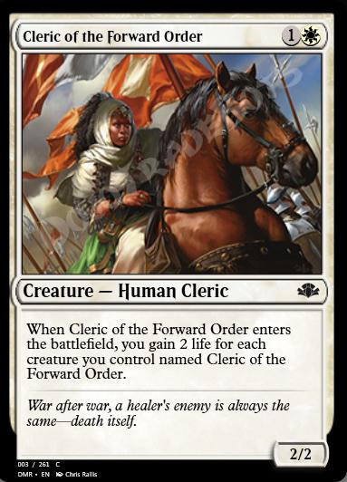 Cleric of the Forward Order