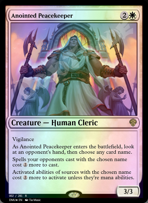 Anointed Peacekeeper FOIL