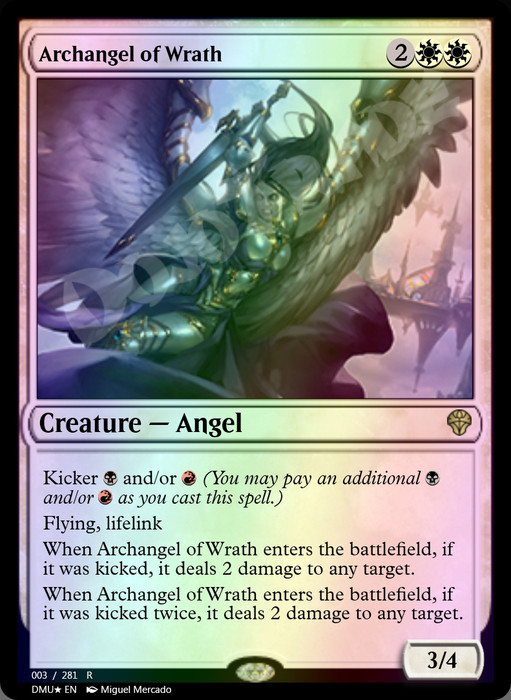 Archangel of Wrath FOIL