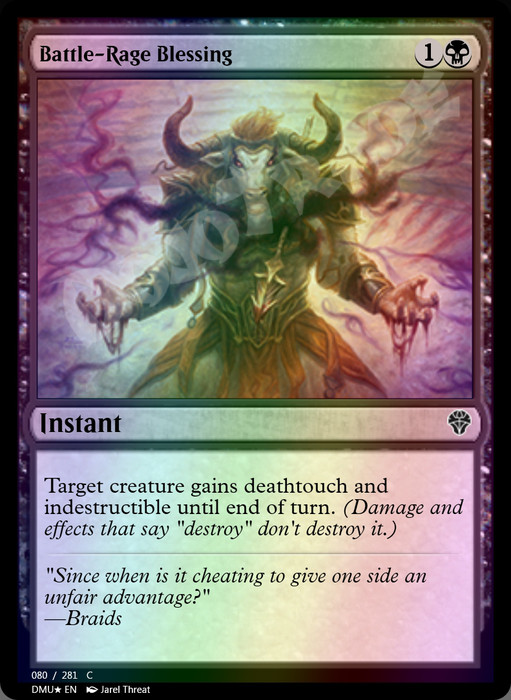 Battle-Rage Blessing FOIL