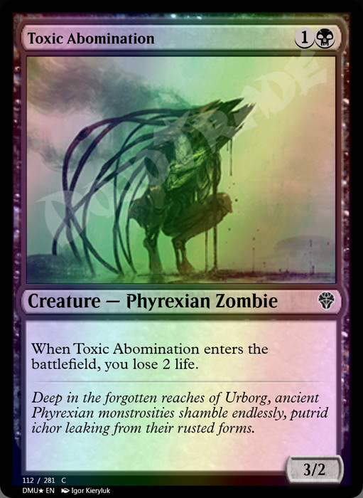 Toxic Abomination FOIL