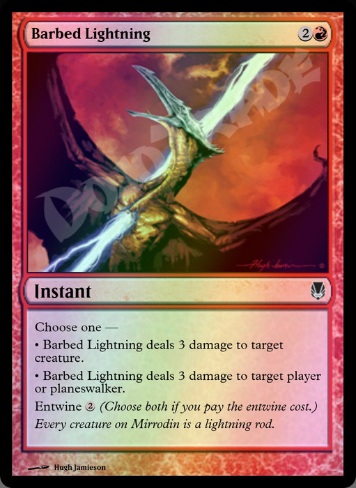 Barbed Lightning FOIL