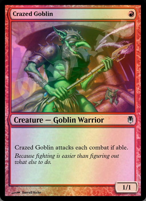 Crazed Goblin FOIL