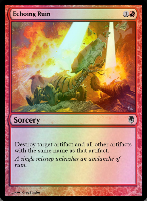 Echoing Ruin FOIL