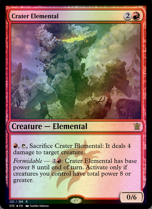 Crater Elemental FOIL