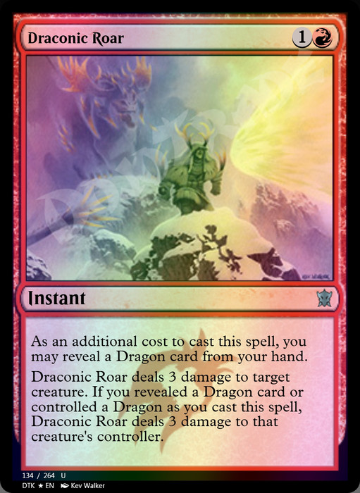 Draconic Roar FOIL