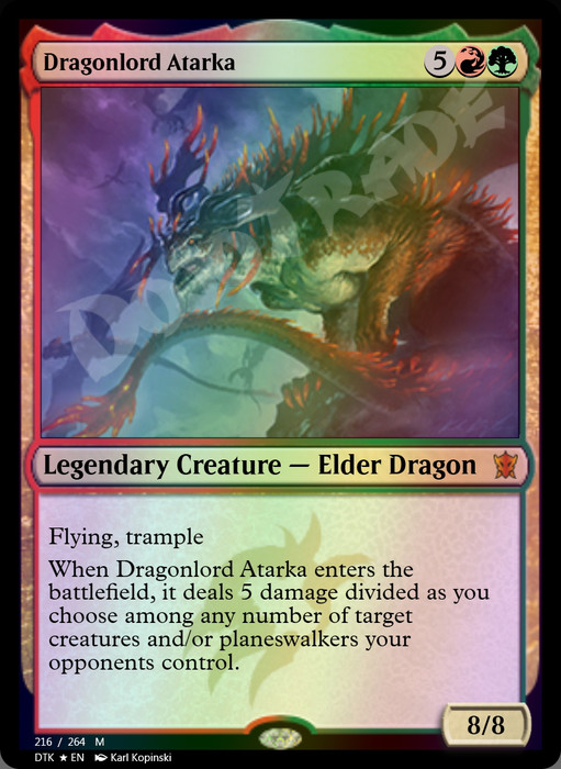 Dragonlord Atarka FOIL