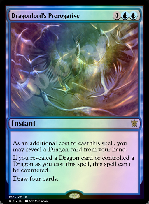 Dragonlord's Prerogative FOIL