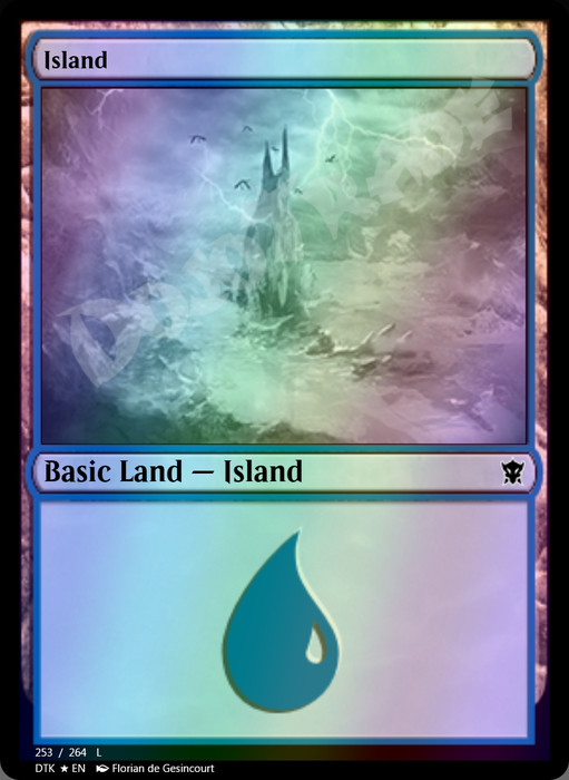 Island (#253) FOIL