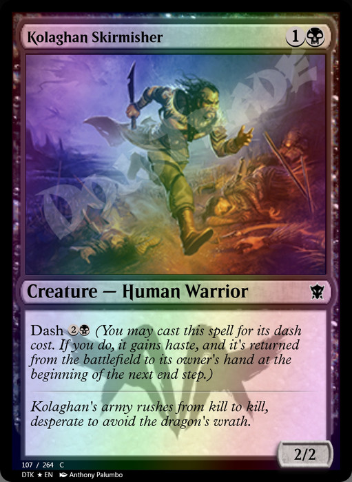 Kolaghan Skirmisher FOIL