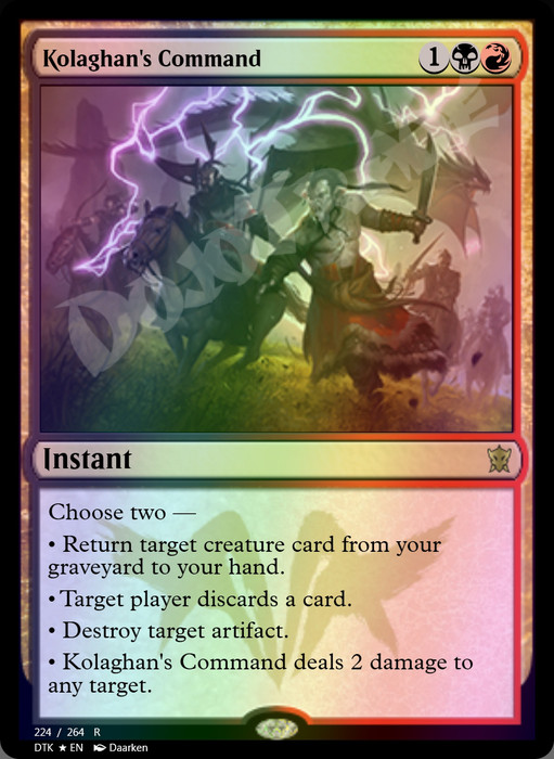 Kolaghan's Command FOIL