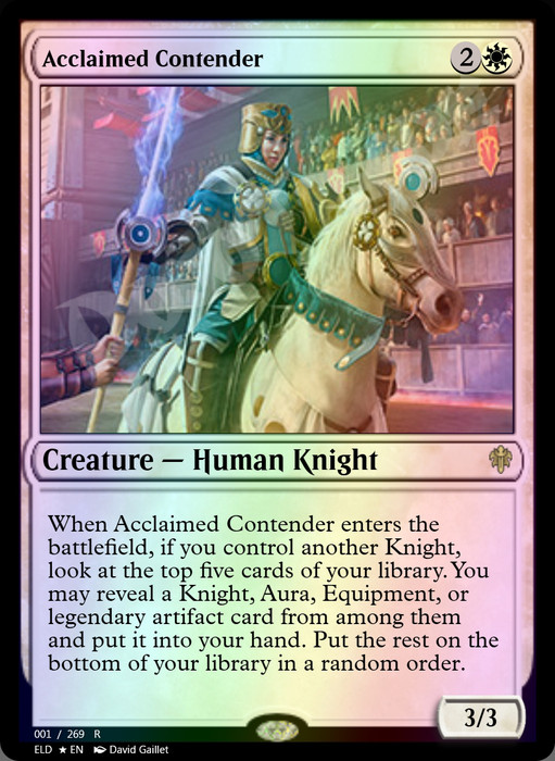 Acclaimed Contender FOIL