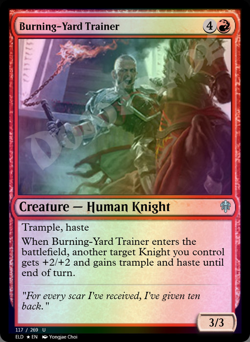 Burning-Yard Trainer FOIL