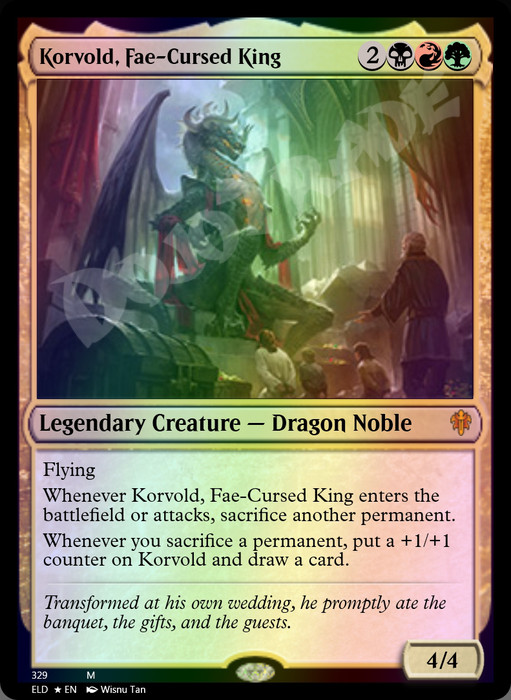 Korvold, Fae-Cursed King FOIL