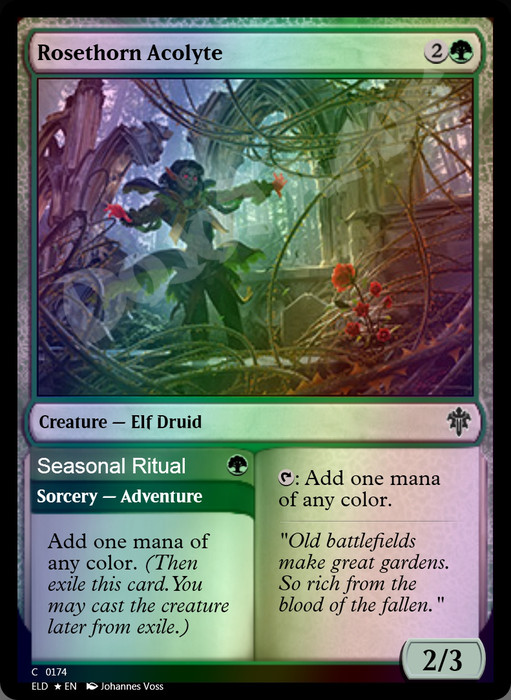 Rosethorn Acolyte FOIL