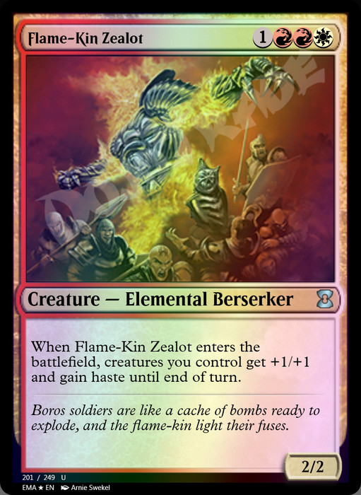 Flame-Kin Zealot FOIL