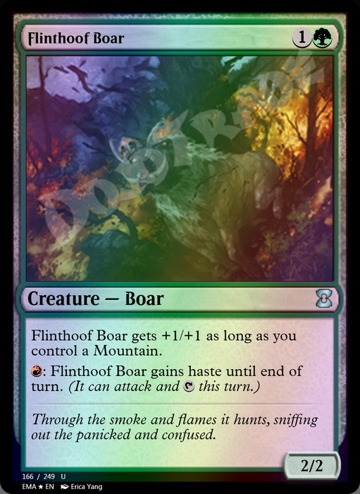 Flinthoof Boar FOIL