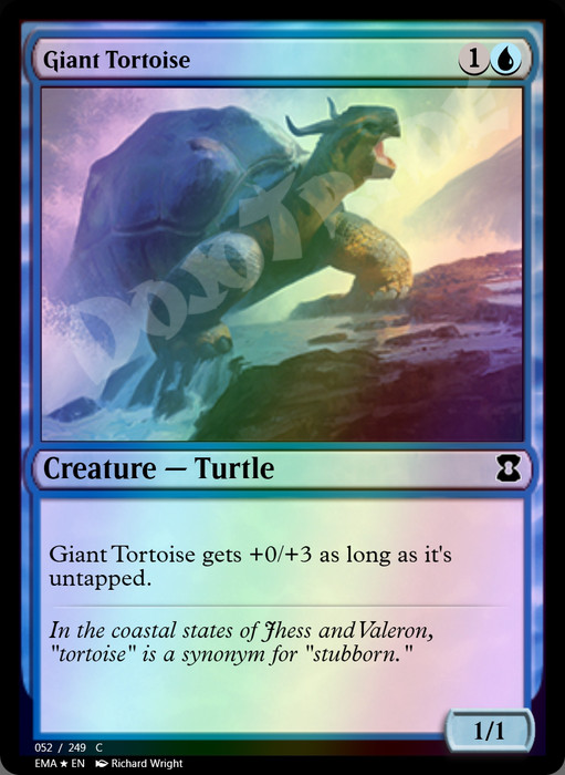 Giant Tortoise FOIL