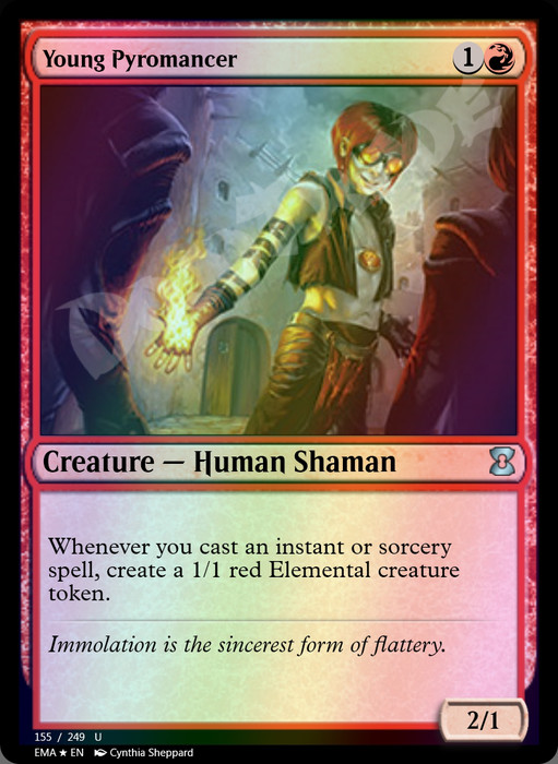 Young Pyromancer FOIL