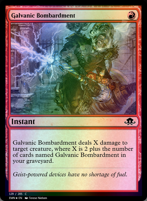 Galvanic Bombardment FOIL