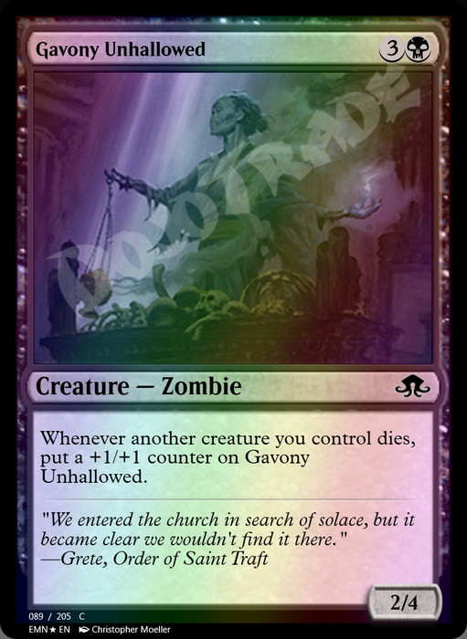 Gavony Unhallowed FOIL