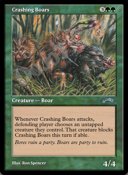 Crashing Boars