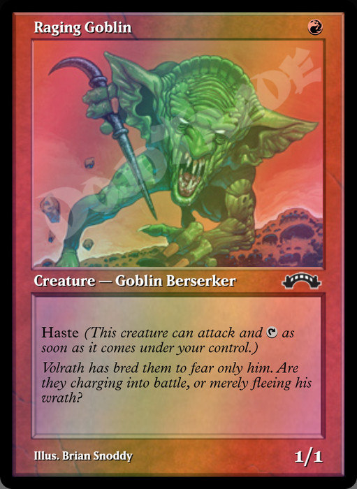 Raging Goblin FOIL