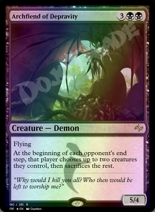 Archfiend of Depravity FOIL