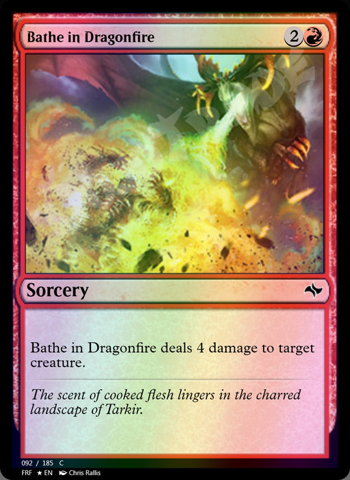 Bathe in Dragonfire FOIL