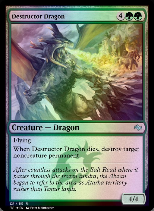 Destructor Dragon FOIL