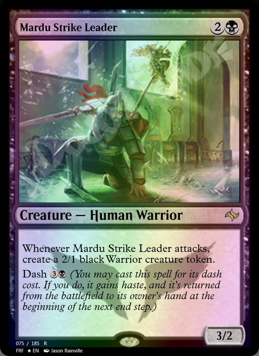 Mardu Strike Leader FOIL